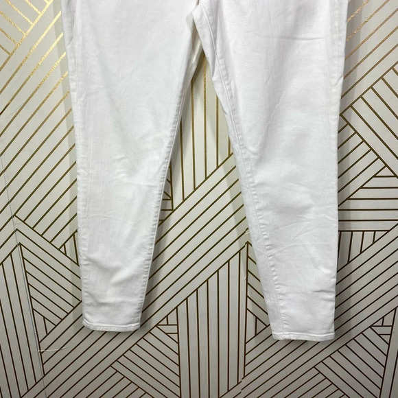 Madewell 9" High-Rise Skinny Jeans Pure White‎ - Picture 4 of 12